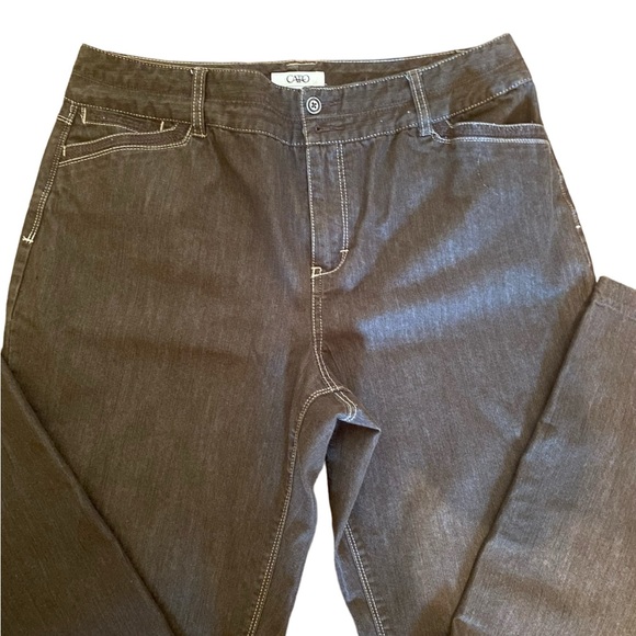 Cato Women’s Charcoal Jean/Pants Size 12 - Picture 2 of 6